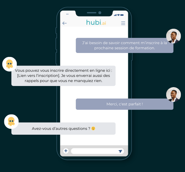 Une demande de congés assistée par chatbot