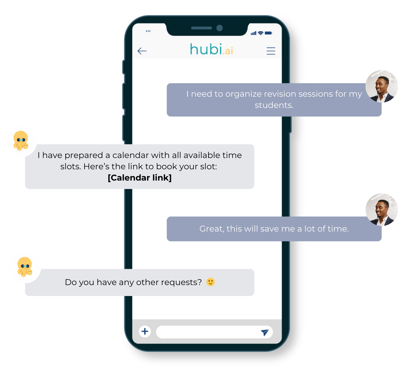 Un dépôt de candidature assisté par chatbot