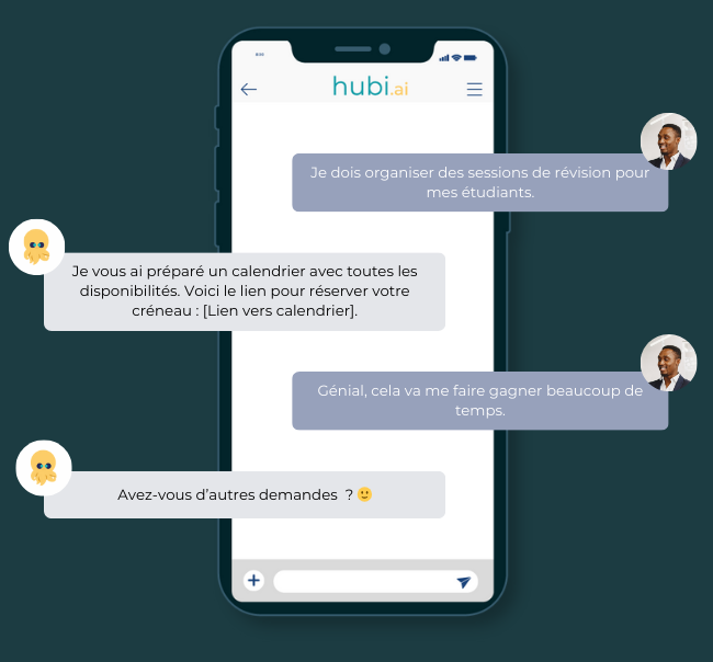 Un dépôt de candidature assisté par chatbot