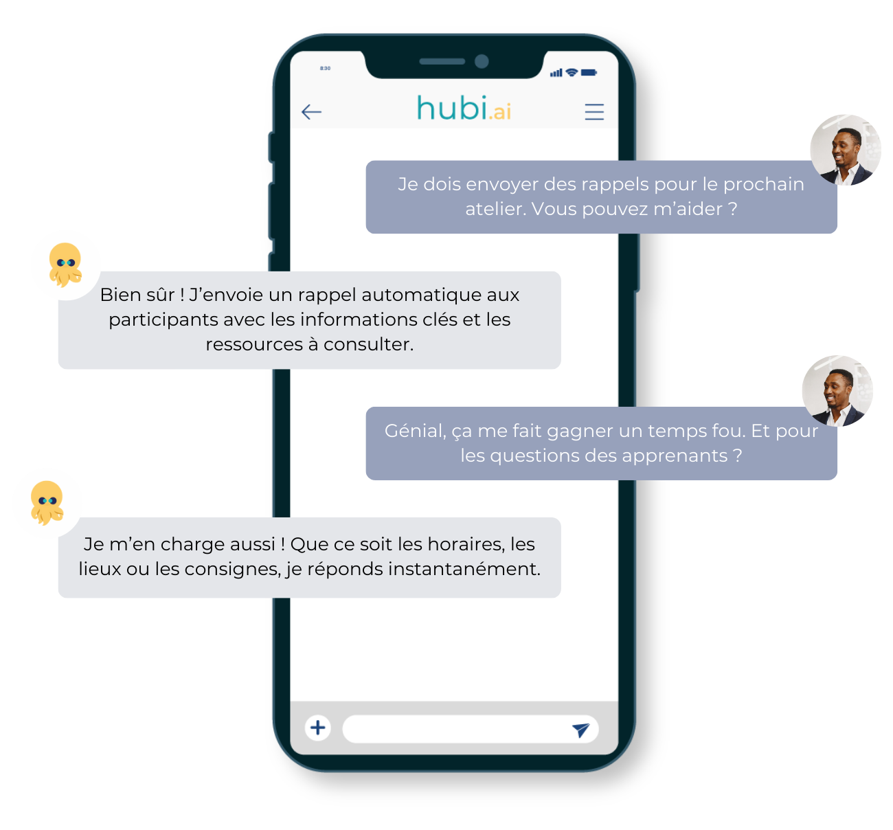 Une recherche de formation assistée par chatbot